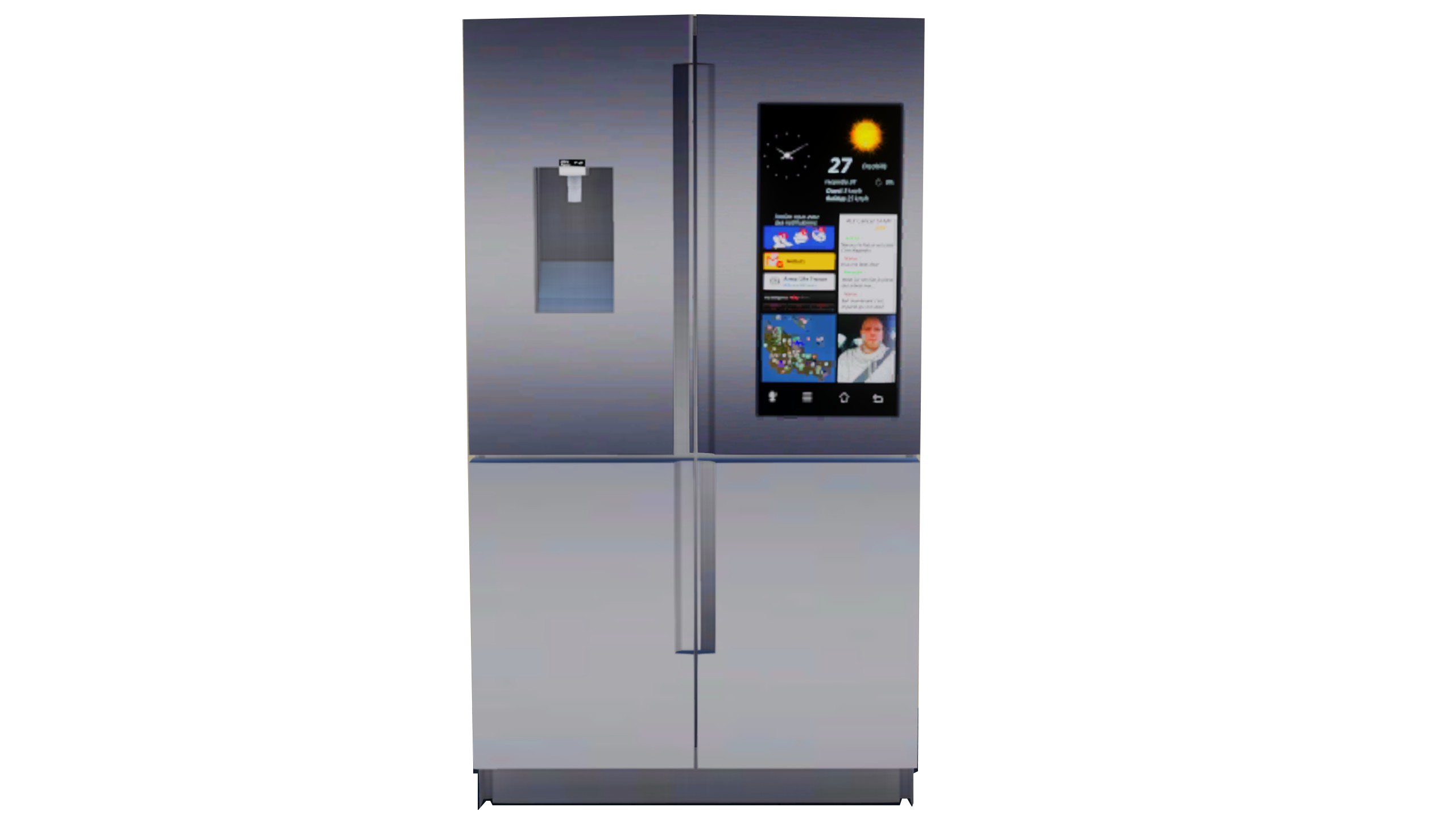 Boite grand réfrigérateur