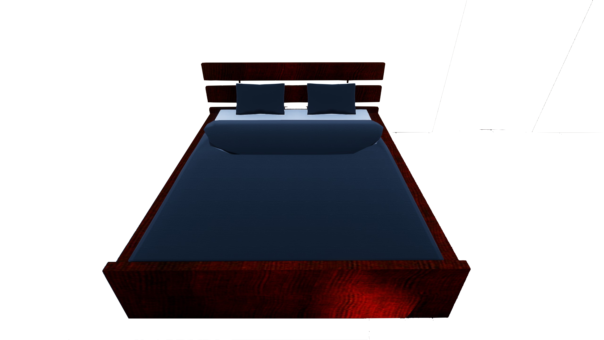 boite lit noir hopen 