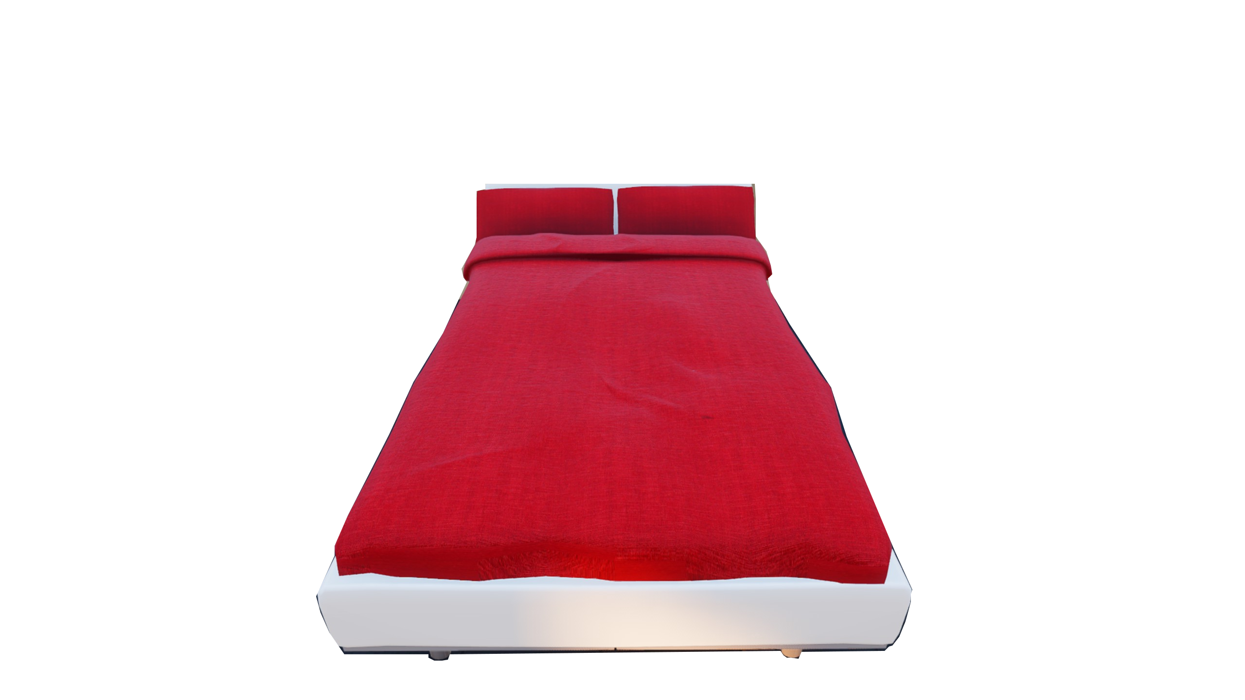 boite lit rouge beddinge