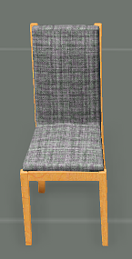 Chaise salle à manger gris