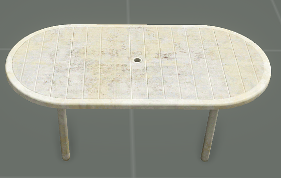 Table de jardin